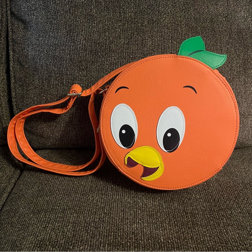 RARE Disney Parks Orange Bird Crossbody Purse Bag